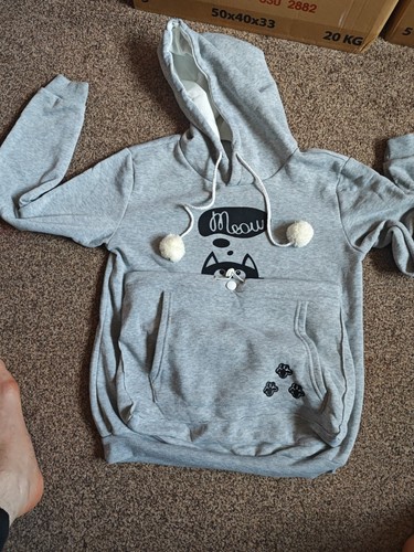 Grey kangaroo pouch pet - kangaroo,