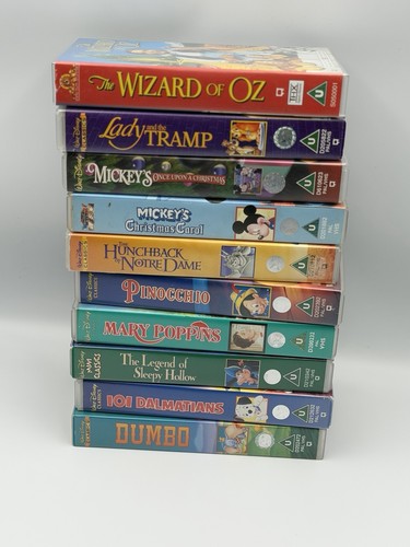 Large bundle disney vhs - bundle,