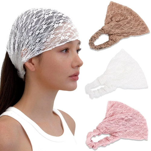 Lace wide stretchy band - band, hair