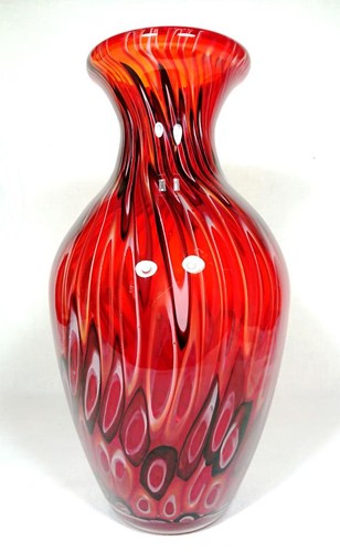 Large murano glass vase - murano,