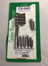 TRIUMPH ENGINE COVER ALLEN KIT 650 750 1969-79 T120 TR6 T140 TR7 STAINLESS