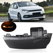 Right Driver Side LED Door Wing Mirror Indicator For VW Polo Mk5 6R 2009-2018 UK