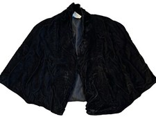 VTG 60’s Filipa Velvet Bolero Shrug Black Velvet
