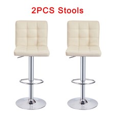 Set of 2 Bar Stools Gas Lift