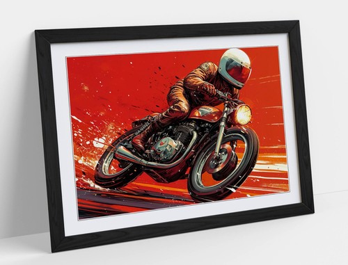 Cool guy driving - guy, motorbike