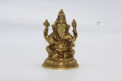 Ganpati murti brass ganesh - ganpati,