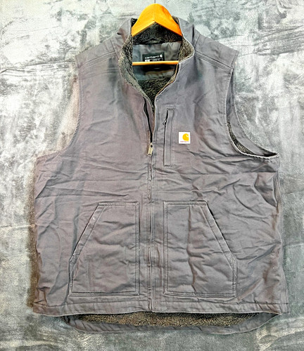 Carhartt grey sherpa lined - grey,