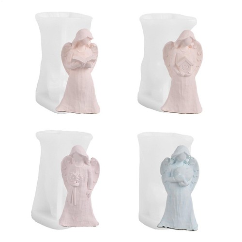 Angel silicone mould soap - 3d,