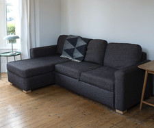 sofa bed 3 seater john lewis with chaise and storage - available from 25th Oct