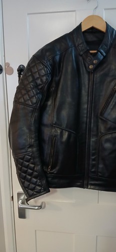 Classic black leather cowhide - classic,