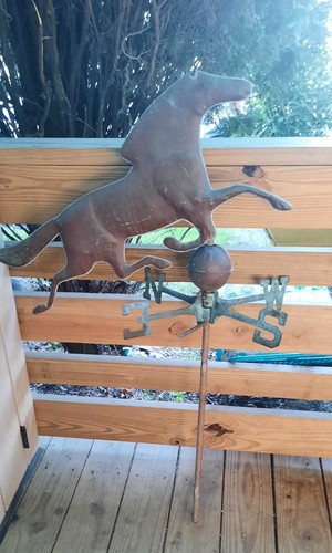 Vintage copper horse - copper,