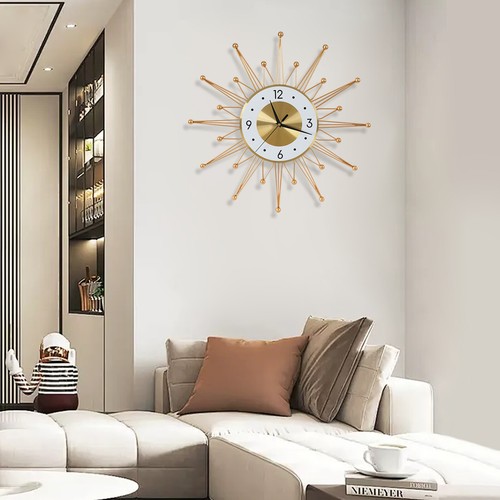 50cm retro metal art sunburst - 50cm,