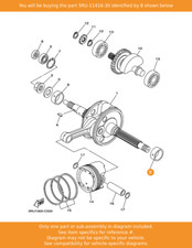 YAMAHA Plane Bearing
