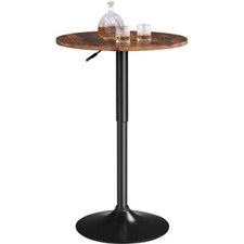 360 Swivel Pub Bar Table Height Adjustable Modern Round Bar Table