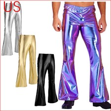 Men's Shiny Metallic 70s