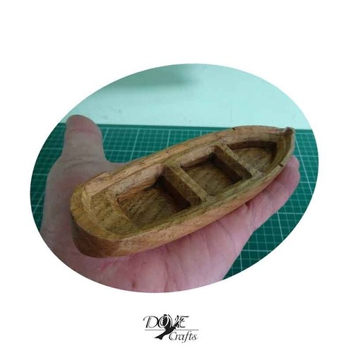 Wooden rowing boat oak wood - boat,,