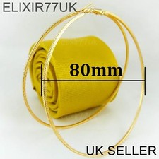 NEW PAIR EXTRA LARGE GOLD OR