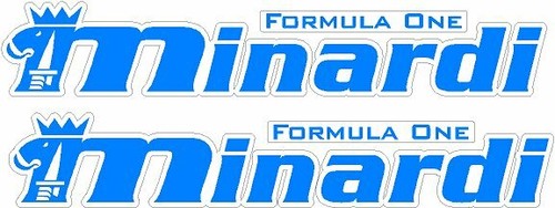Minardi formula sticker - minardi,