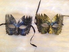 MENS TITAN ROMAN GLADIATOR MASQUERADE MASKED BALL VENETIAN PARTY FILIGREE MASK