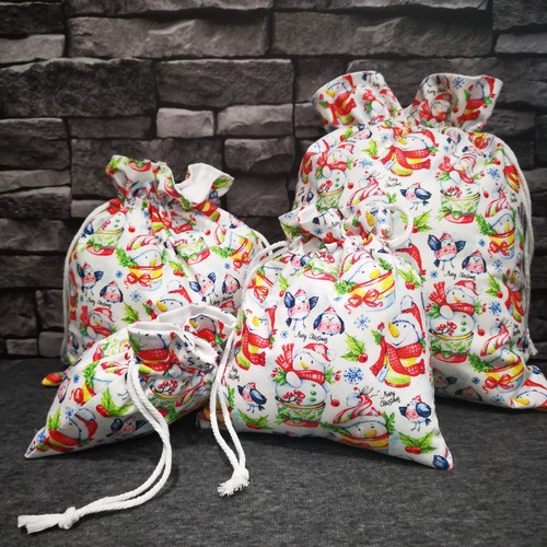 Christmas themed fabric gift