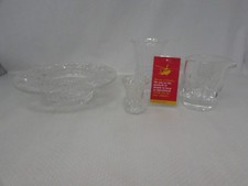 Cut Crystal & Glass Bundle Candle Holder Jug Vases  MA15