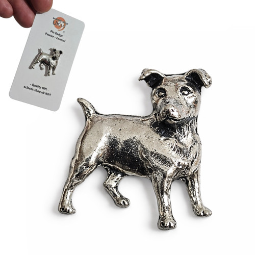 Jack russell pin badge - pin,