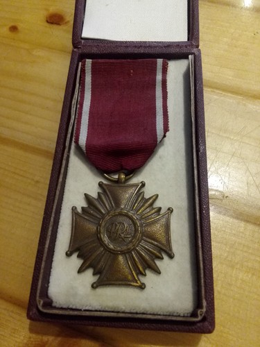 Original polish prl medal - medal, in