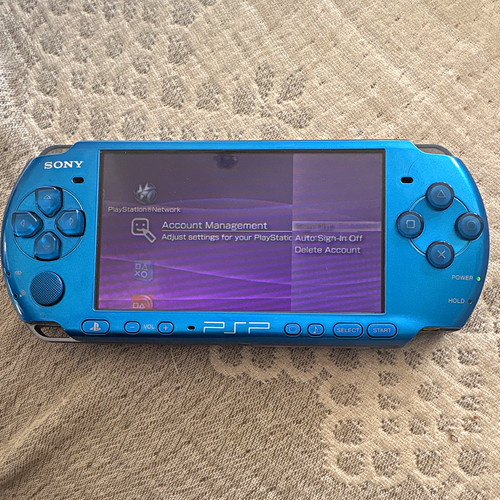 Sony psp 3000 blue - psp-3000, wi-fi