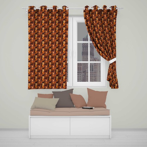 Blackout eyelet curtains warm - blackout,