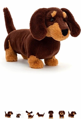Jellycat dachshund dog soft - jellycat,