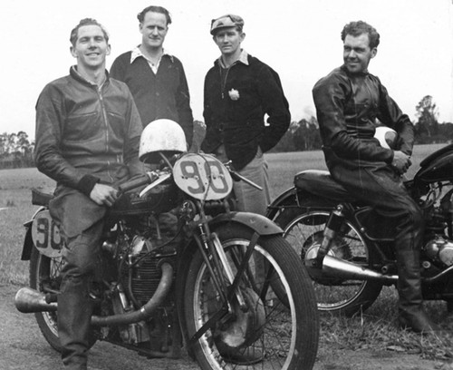 Velocette ktt practice session - practice,