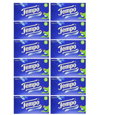 Tempo Soft and Strong Regular Tissues - Pack of 12, (Total 960 Count)