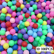 10-100Pcs Ping Pong Balls 40Mm Frosted Mixed Colours Game Table Tennis Balls Uk