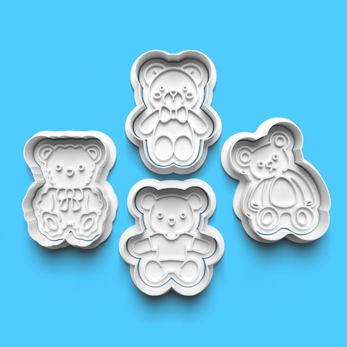 Cookie cutter fondant stamp - cutter,