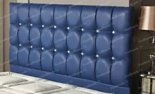 Bed Headboard 26" Cubed KINGSIZE | DOUBLE | SINGLE Faux Leather