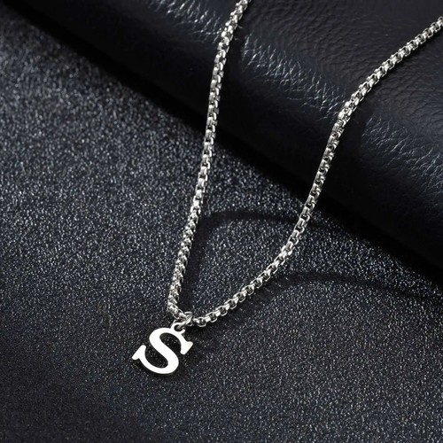 Initial letter necklace - initial,