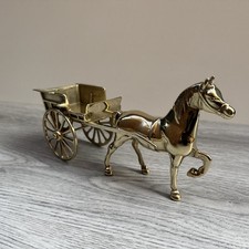 Vintage  Olde English Horse & Cart - Cast/ Hollow
