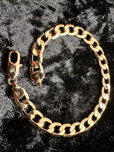 23cm 9ct yellow gold - yellow, plated
