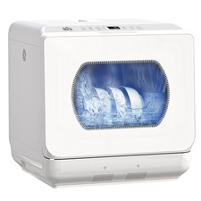 HOMCOM Worktop Dishwasher w/ 4