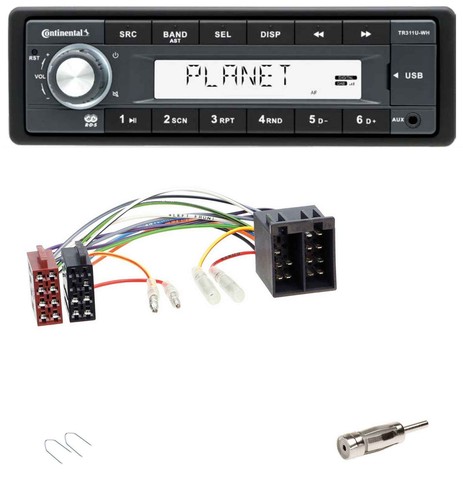 Continental usb mp3 - aux, 1din
