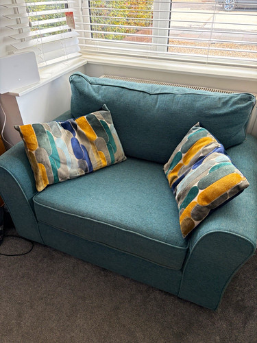 Next teal fabric armchair - teal,
