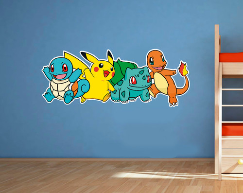 Pokemon bedroom wall sticker - pokemon,