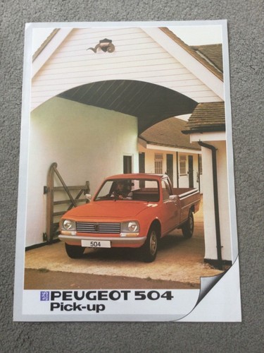 Peugeot 504 pickup sales - 504,
