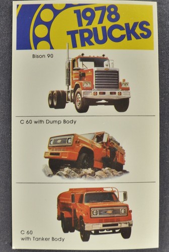 1978 chevrolet truck postcard - truck,