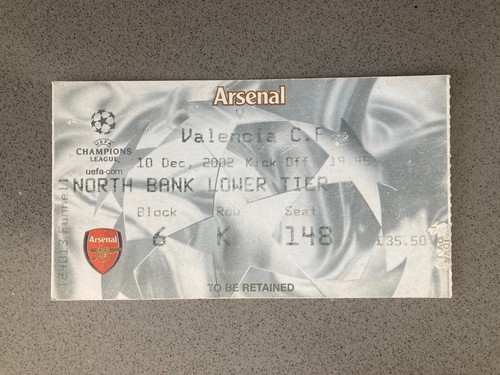 Arsenal valencia 2002 - arsenal, 2002-03