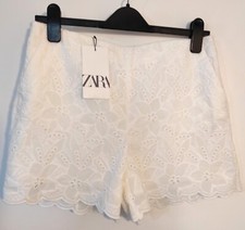 Zara White Embroidered Cutwork