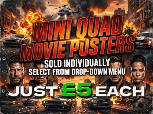 Mini quad movie posters 90s - quad,