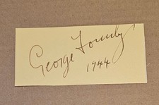 George formby genuine signed - george, formby.