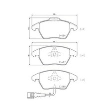 BREMBO P85146 Brake Pad Set