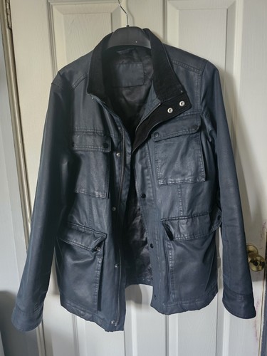 Mens navy zip jacket - zip,